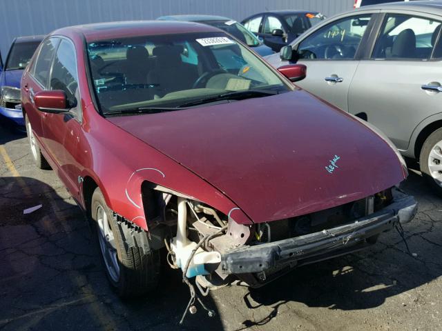 JHMCM56643C047916 - 2003 HONDA ACCORD EX MAROON photo 1