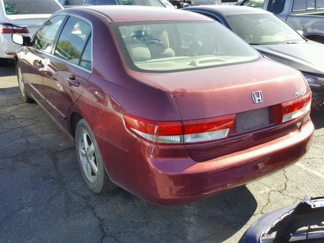 JHMCM56643C047916 - 2003 HONDA ACCORD EX MAROON photo 3