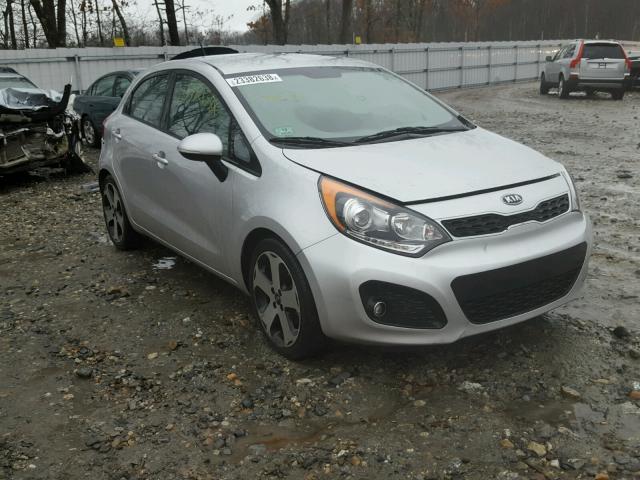 KNADN5A31C6064796 - 2012 KIA RIO EX SILVER photo 1