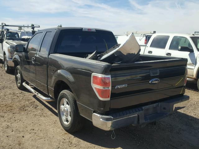 1FTRX12V89FA63214 - 2009 FORD F150 SUPER BLACK photo 3