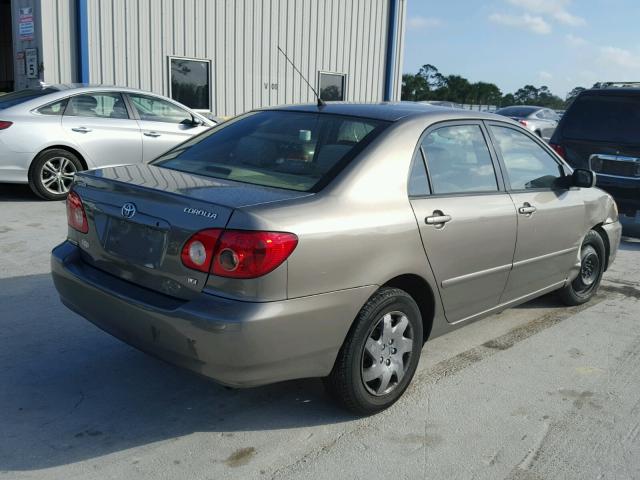 1NXBR32EX6Z584333 - 2006 TOYOTA COROLLA CE GRAY photo 4