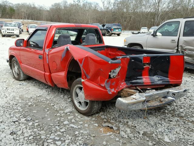 1GCCS1449X8164143 - 1999 CHEVROLET S TRUCK S1 RED photo 3