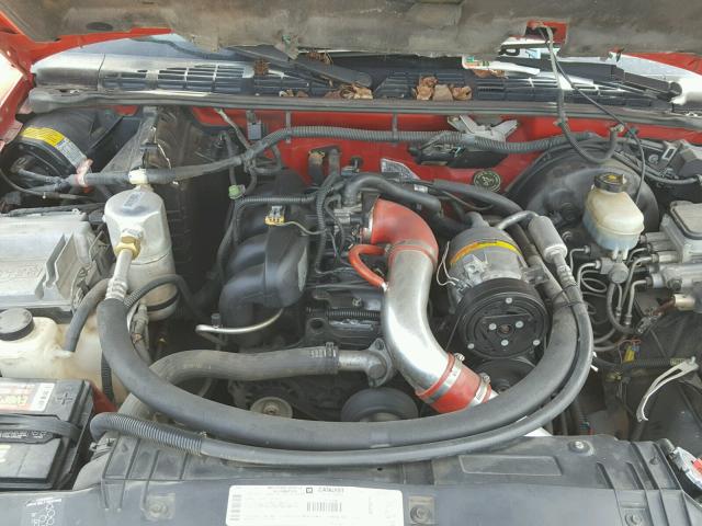 1GCCS1449X8164143 - 1999 CHEVROLET S TRUCK S1 RED photo 7