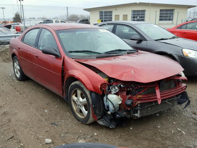 1B3EL46X46N149601 - 2006 DODGE STRATUS SX RED photo 1