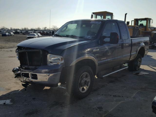 1FTWX31P36EC19016 - 2006 FORD F350 SRW S BLUE photo 2