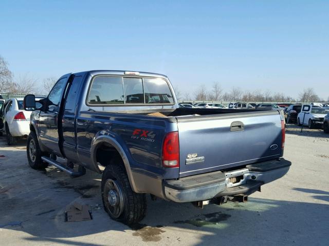 1FTWX31P36EC19016 - 2006 FORD F350 SRW S BLUE photo 3