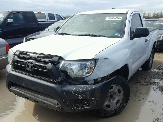 5TFNX4CN9DX017795 - 2013 TOYOTA TACOMA WHITE photo 2