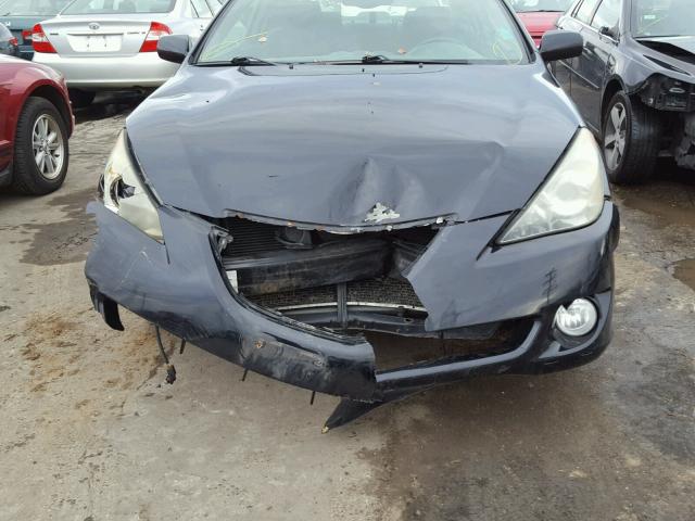 4T1CA38P94U005382 - 2004 TOYOTA CAMRY SOLA BLACK photo 9