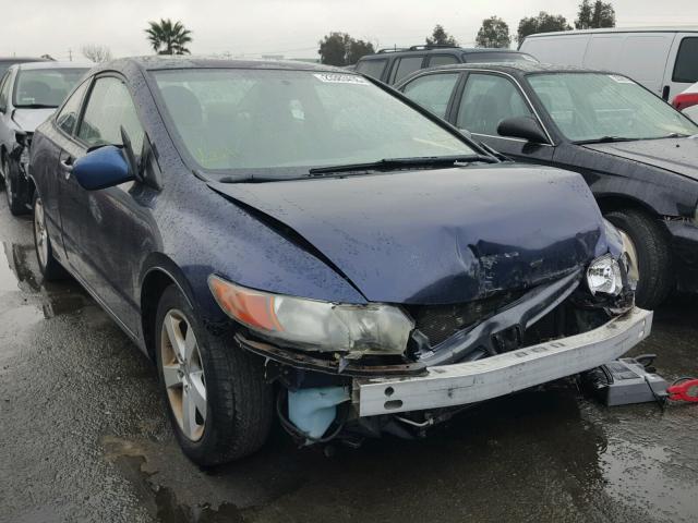 2HGFG12856H535846 - 2006 HONDA CIVIC EX BLUE photo 1