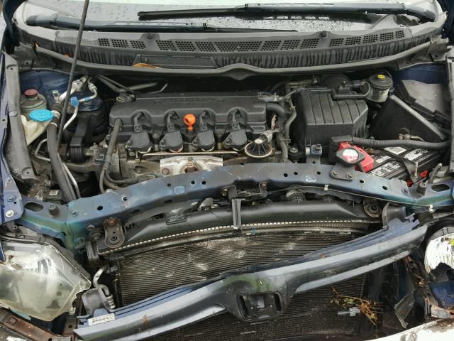 2HGFG12856H535846 - 2006 HONDA CIVIC EX ლურჯი ფოტო 7