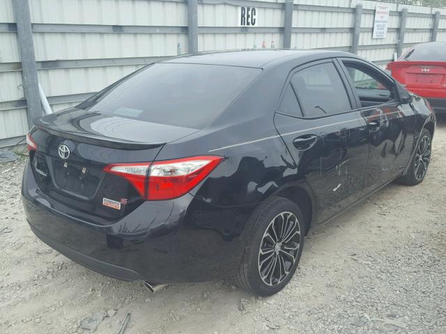 2T1BURHE9GC574081 - 2016 TOYOTA COROLLA L BLACK photo 4