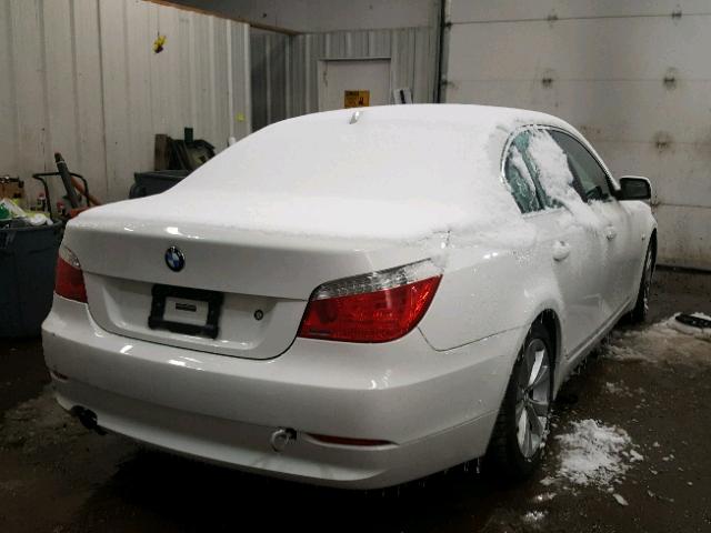 WBANV9C58AC137932 - 2010 BMW 535 XI WHITE photo 4