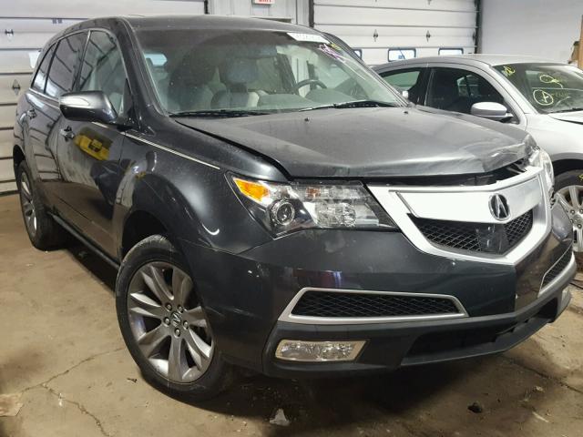 2HNYD2H68DH507218 - 2013 ACURA MDX ADVANC GRAY photo 1