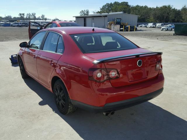 3VWJZ71K68M091977 - 2008 VOLKSWAGEN JETTA S RED photo 3