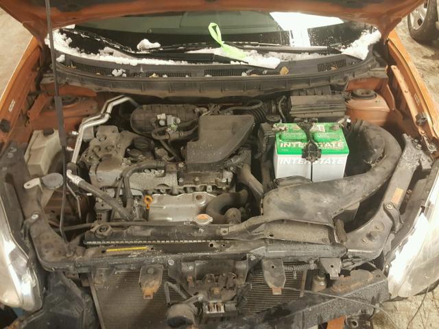 JN8AS58V98W121618 - 2008 NISSAN ROGUE S ORANGE photo 7