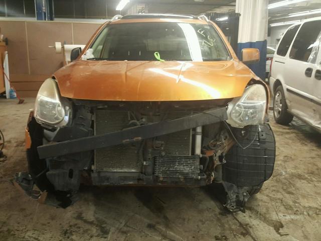 JN8AS58V98W121618 - 2008 NISSAN ROGUE S ORANGE photo 9