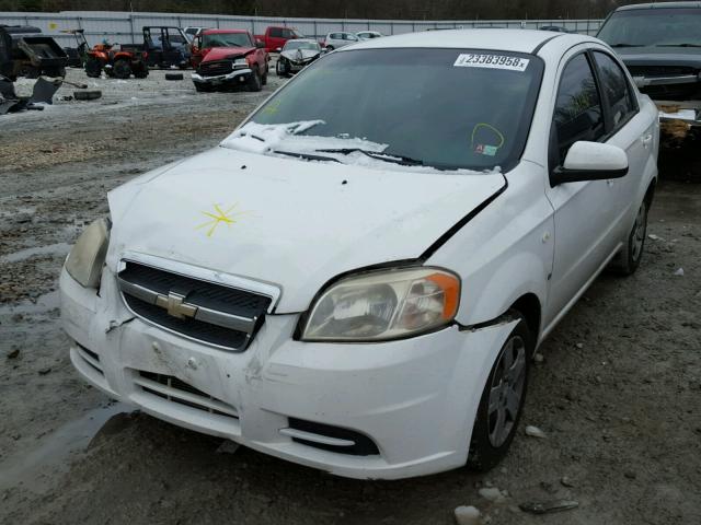 KL1TD56638B227295 - 2008 CHEVROLET AVEO BASE Beyaz fotoğraf 2