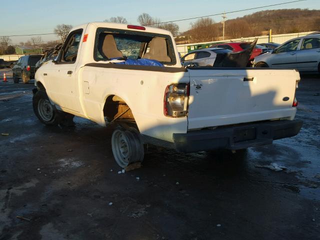 1FTYR10D24PB35575 - 2004 FORD RANGER WHITE photo 3