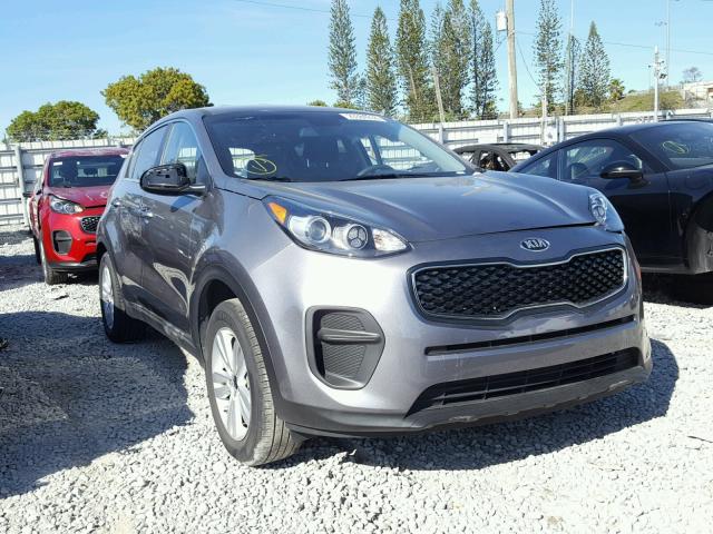 KNDPM3AC8J7301752 - 2018 KIA SPORTAGE L GRAY photo 1