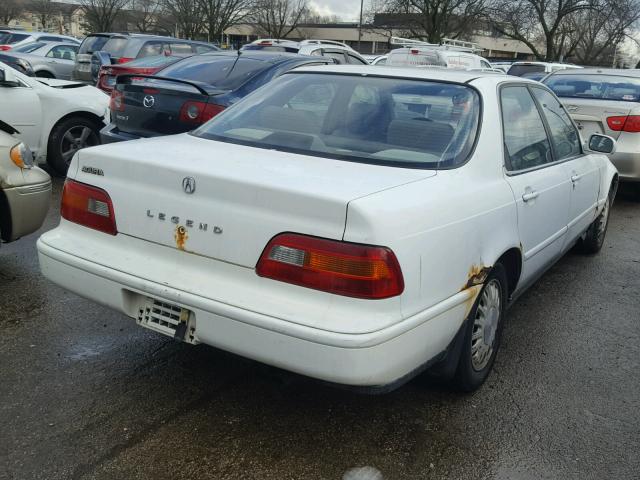 JH4KA7669RC017836 - 1994 ACURA LEGEND L WHITE photo 4