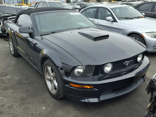 1ZVHT85H985103176 - 2008 FORD MUSTANG GT BLACK photo 1