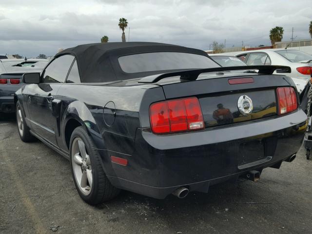 1ZVHT85H985103176 - 2008 FORD MUSTANG GT BLACK photo 3