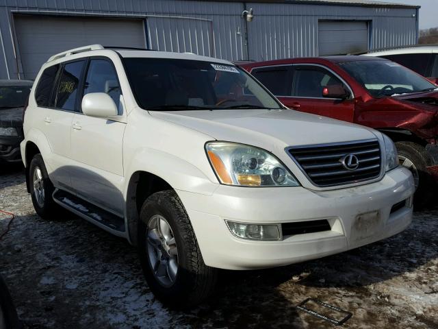 JTJBT20X860114925 - 2006 LEXUS GX 470 WHITE photo 1