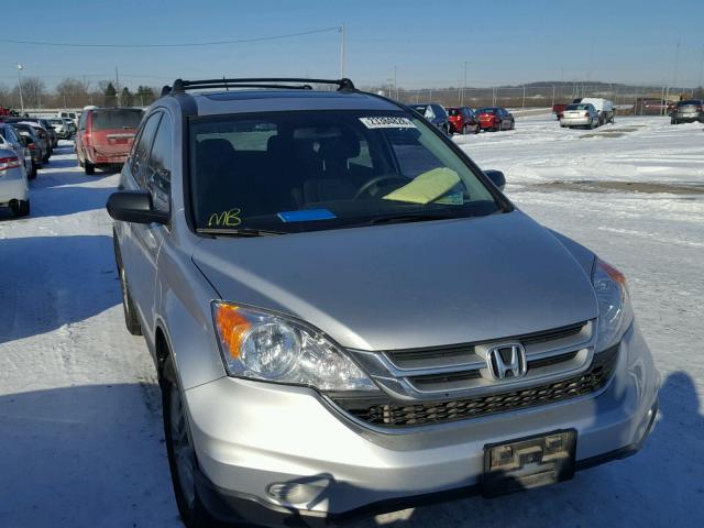 5J6RE4H55AL003535 - 2010 HONDA CR-V EX SILVER photo 1