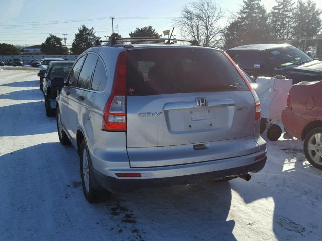 5J6RE4H55AL003535 - 2010 HONDA CR-V EX SILVER photo 3