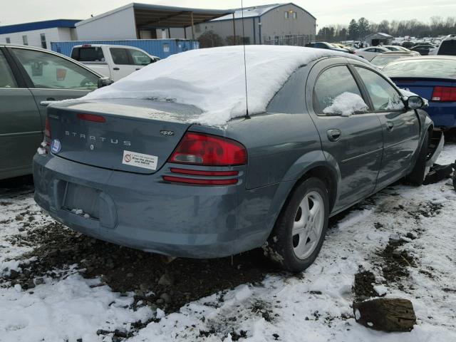 1B3EL46X06N246648 - 2006 DODGE STRATUS SX BLUE photo 4