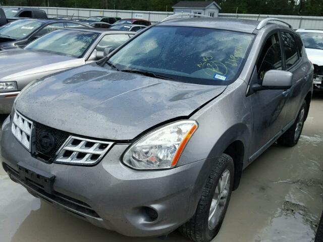 JN8AS5MT3DW514819 - 2013 NISSAN ROGUE S GRAY photo 2