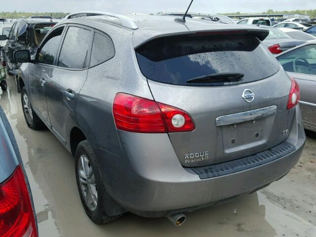 JN8AS5MT3DW514819 - 2013 NISSAN ROGUE S GRAY photo 3