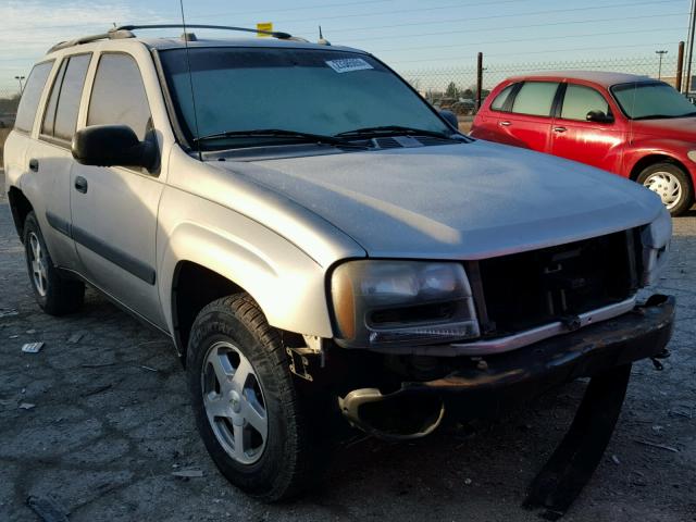 1GNDT13S552386039 - 2005 CHEVROLET TRAILBLAZE SILVER photo 1