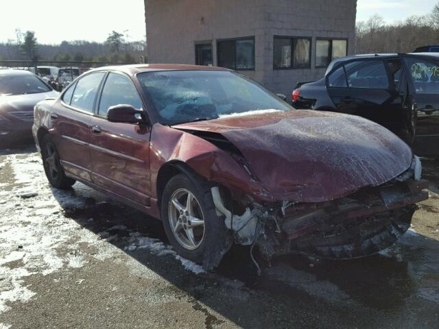 1G2WP52K71F118082 - 2001 PONTIAC GRAND PRIX RED photo 1