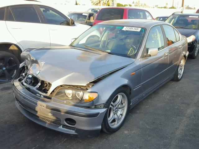 WBAEV53454KM36255 - 2004 BMW 330 I GRAY photo 2