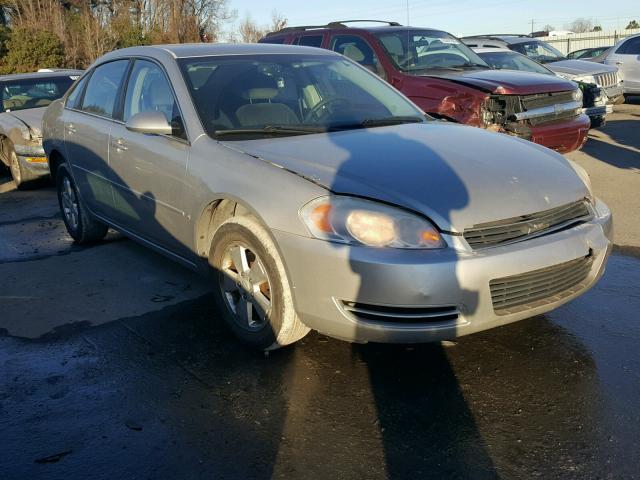 2G1WT55K079117448 - 2007 CHEVROLET IMPALA LT SILVER photo 1