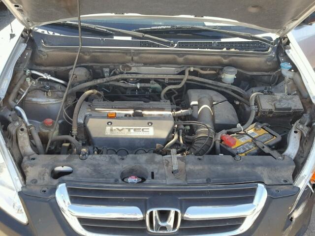 JHLRD78473C019274 - 2003 HONDA CR-V LX SILVER photo 7