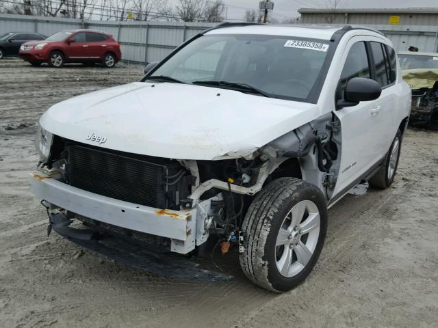 1J4NF1FB7BD239165 - 2011 JEEP COMPASS SP WHITE photo 2