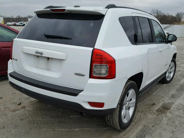 1J4NF1FB7BD239165 - 2011 JEEP COMPASS SP WHITE photo 4