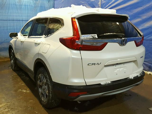 2HKRW2H5XHH675502 - 2017 HONDA CR-V EX WHITE photo 3