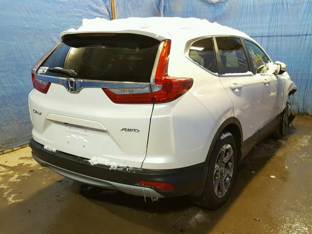 2HKRW2H5XHH675502 - 2017 HONDA CR-V EX WHITE photo 4