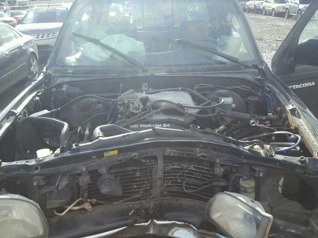 5TEWN72N72Z136495 - 2002 TOYOTA TACOMA XTR BLACK photo 7