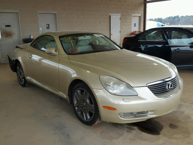 JTHFN48Y769001663 - 2006 LEXUS SC 430 GOLD photo 1