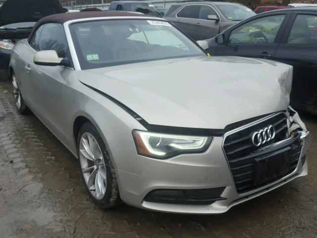 WAULFAFH0EN004569 - 2014 AUDI A5 PREMIUM GRAY photo 1