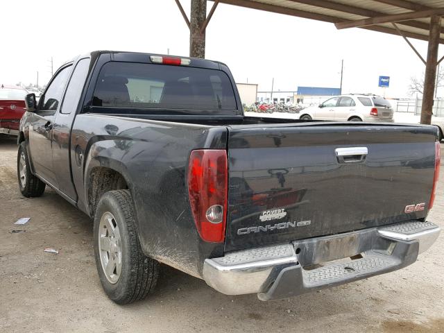 1GTCS199098122578 - 2009 GMC CANYON BLACK photo 3