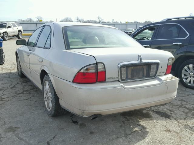 1LNHM87A25Y658122 - 2005 LINCOLN LS WHITE photo 3