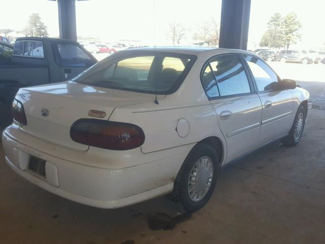 1G1ND52J916276309 - 2001 CHEVROLET MALIBU WHITE photo 4