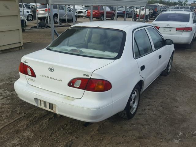 1NXBR12E5XZ292921 - 1999 TOYOTA COROLLA VE WHITE photo 4