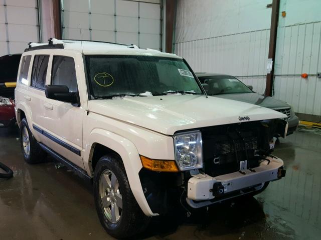 1J8HG48P37C592082 - 2007 JEEP COMMANDER WHITE photo 1