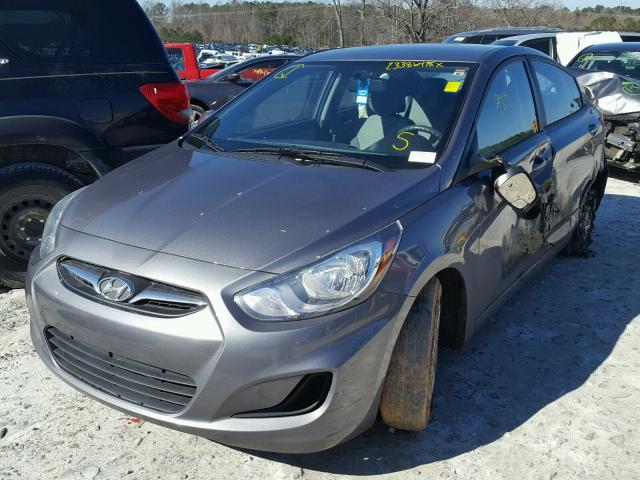 KMHCT4AE3EU643458 - 2014 HYUNDAI ACCENT GLS GRAY photo 9